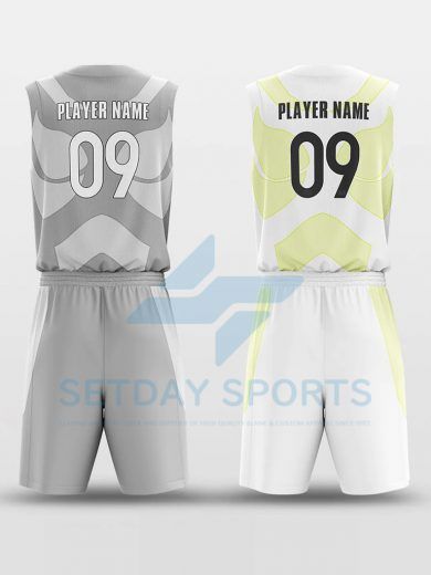 Custom Reversible Sublimated Basketball Jersey Set