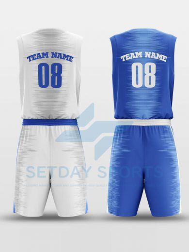 Custom Reversible Sublimated Basketball Jersey Set
