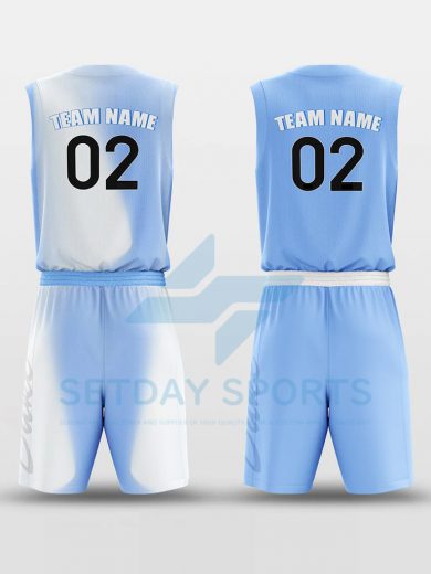 Custom Reversible Sublimated Basketball Jersey Set