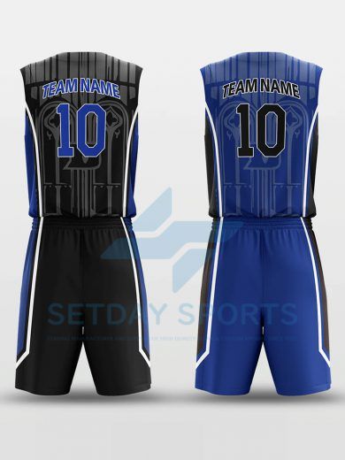 Custom Reversible Sublimated Basketball Jersey Set