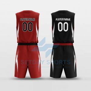 Custom Reversible Sublimated Basketball Jersey Set