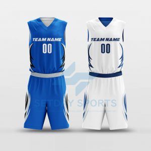 Custom Reversible Sublimated Basketball Jersey Set