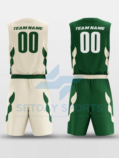 Custom Reversible Sublimated Basketball Jersey Set