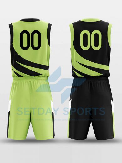 Custom Reversible Sublimated Basketball Jersey Set