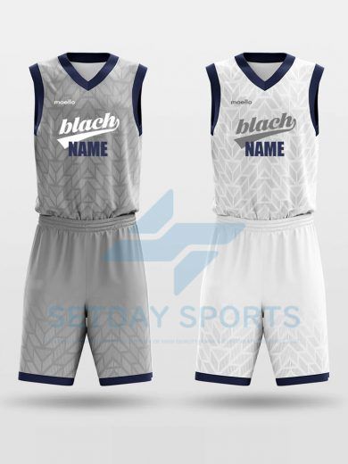 Custom Reversible Sublimated Basketball Jersey Set