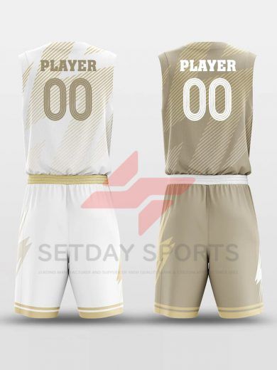 Custom Reversible Sublimated Basketball Jersey Set