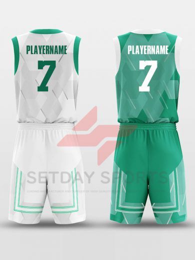 Custom Reversible Sublimated Basketball Jersey Set