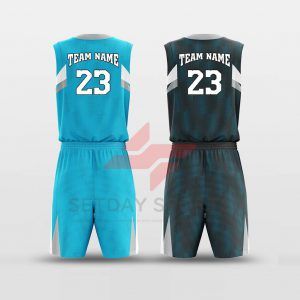 Custom Reversible Sublimated Basketball Jersey Set