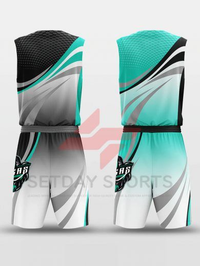 Custom Reversible Sublimated Basketball Jersey Set