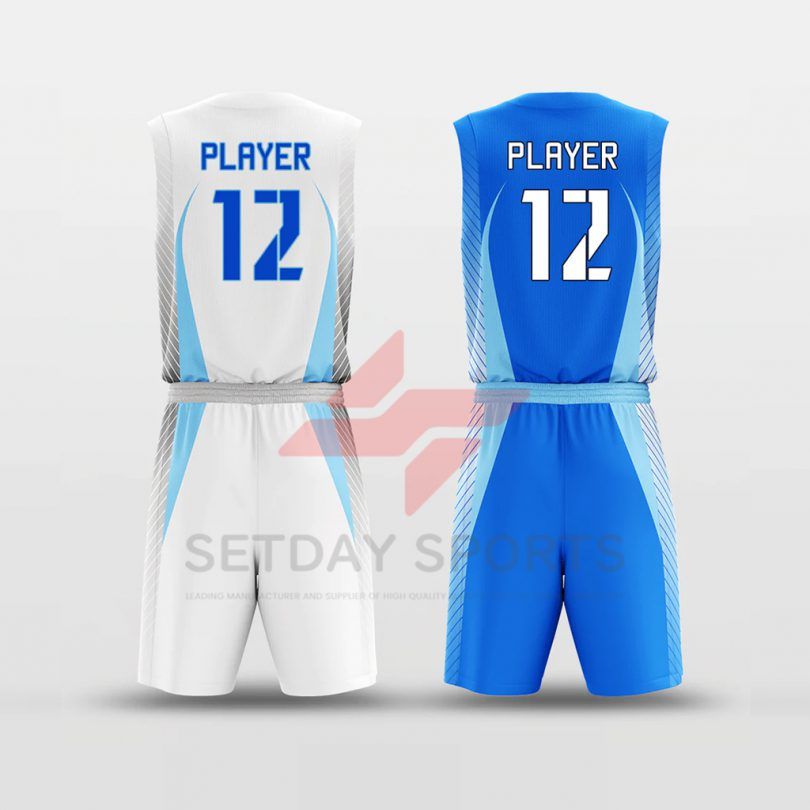 Custom Reversible Sublimated Basketball Jersey Set