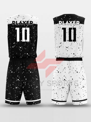 Custom Reversible Sublimated Basketball Jersey Set