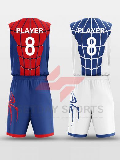 Custom Reversible Sublimated Basketball Jersey Set