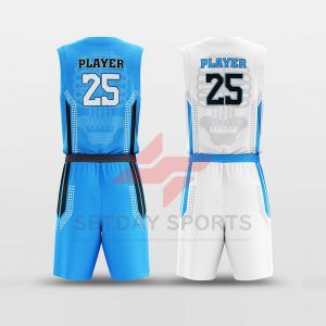 Custom Reversible Sublimated Basketball Jersey Set