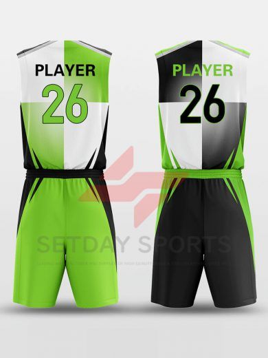 Custom Reversible Sublimated Basketball Jersey Set