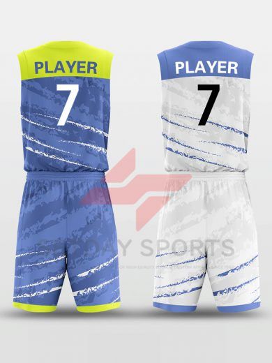 Custom Reversible Sublimated Basketball Jersey Set