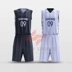 Custom Reversible Sublimated Basketball Jersey Set