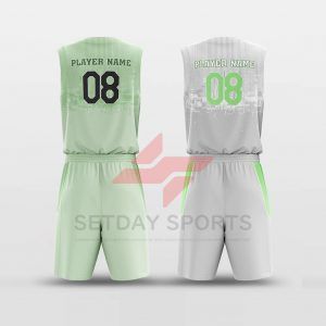 Custom Reversible Sublimated Basketball Jersey Set