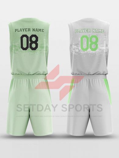 Custom Reversible Sublimated Basketball Jersey Set