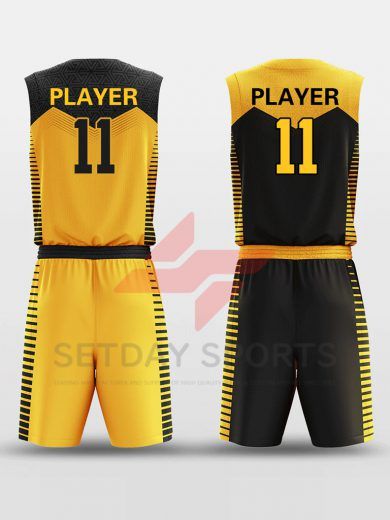 Custom Reversible Sublimated Basketball Jersey Set