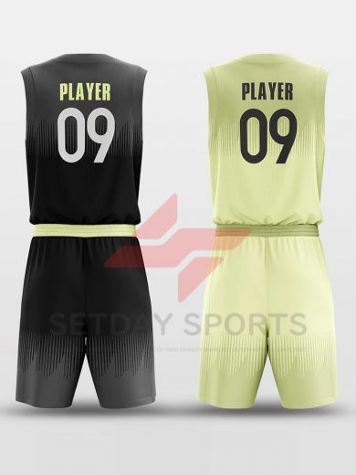 Custom Reversible Sublimated Basketball Jersey Set