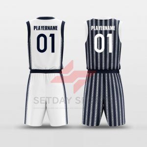 Custom Reversible Sublimated Basketball Jersey Set