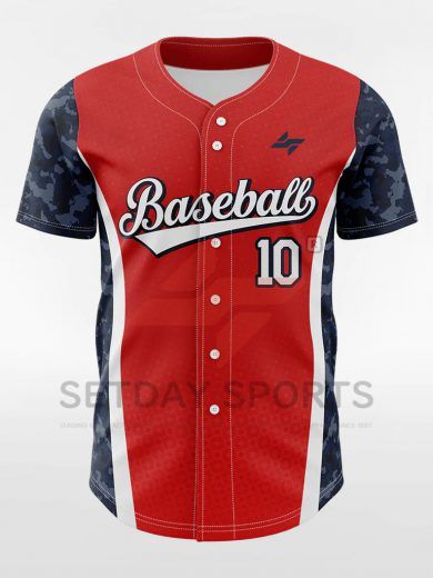 Savior - Customized Men's Sublimated Button Down Baseball Jersey