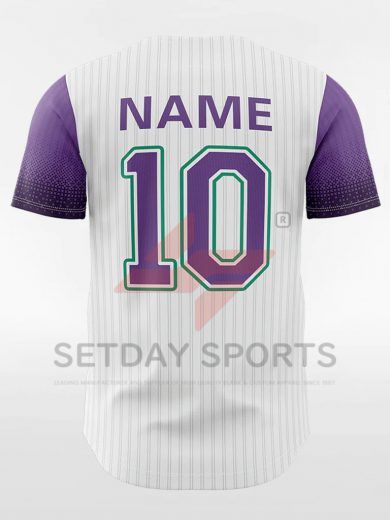 Customized Men’s Sublimated Button Down Baseball Jersey