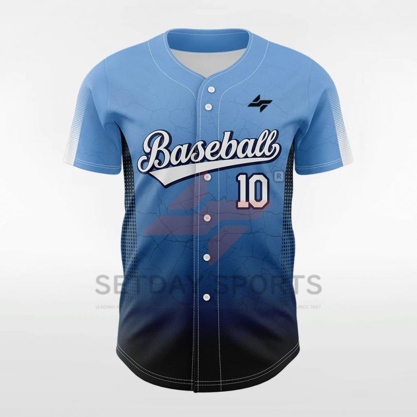 Customized Men’s Sublimated Button Down Baseball Jersey