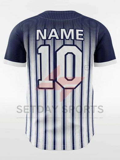 Customized Men’s Sublimated Button Down Baseball Jersey