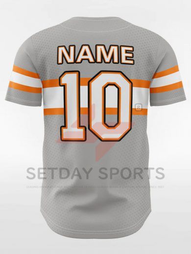 Customized Men’s Sublimated Button Down Baseball Jersey