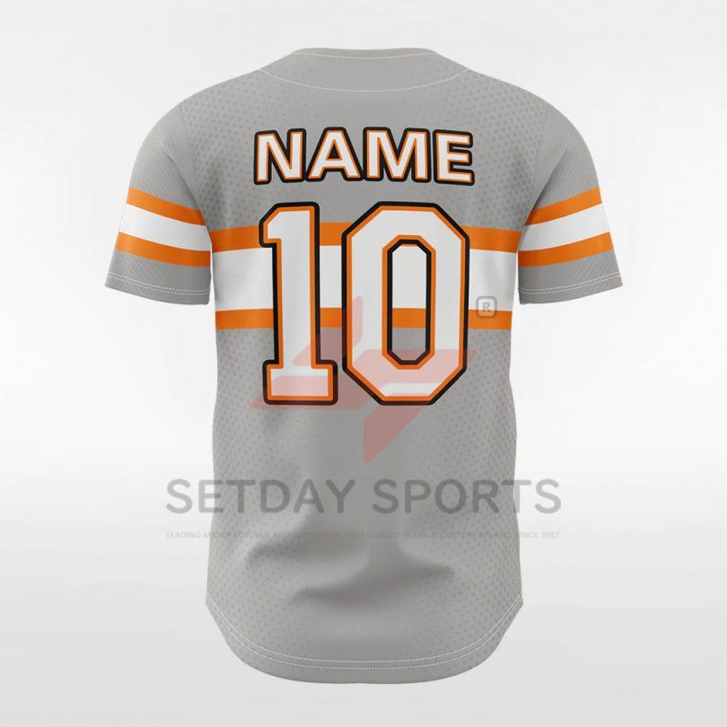 Customized Men’s Sublimated Button Down Baseball Jersey