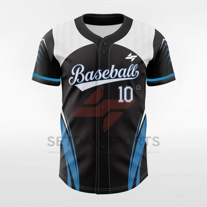 Blackfish - Customized Men's Sublimated Button Down Baseball Jersey