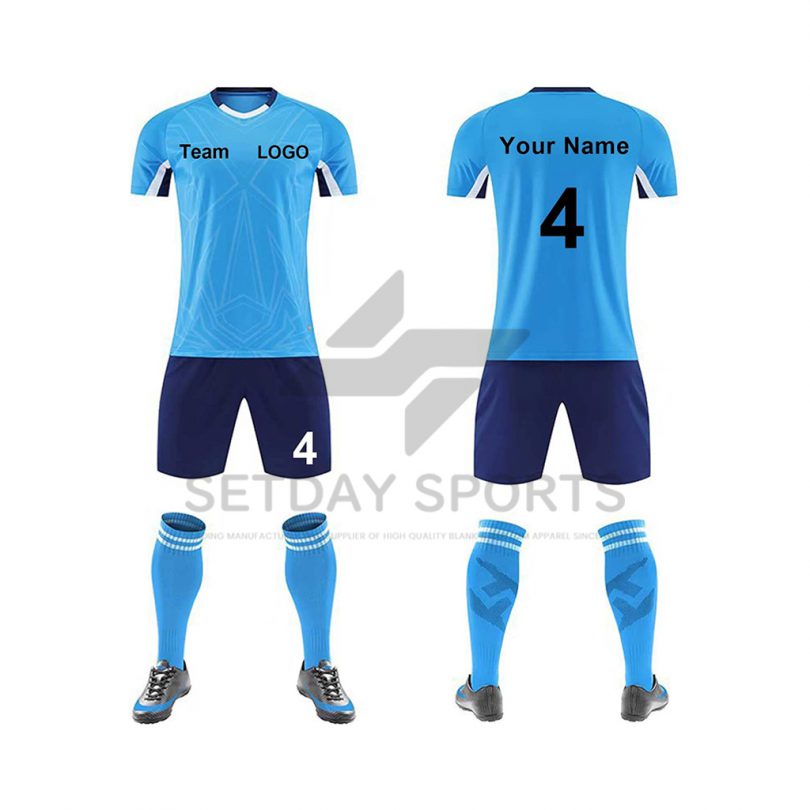 Customized Men's Fluorescent Sublimated Soccer Jersey