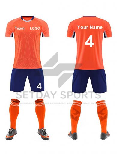 Customized Men's Fluorescent Sublimated Soccer Jersey