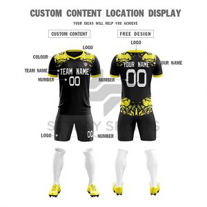 Customized Men's Fluorescent Sublimated Soccer Jersey