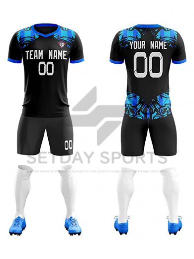 Customized Men's Fluorescent Sublimated Soccer Jersey