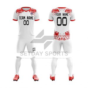 Customized Men's Fluorescent Sublimated Soccer Jersey