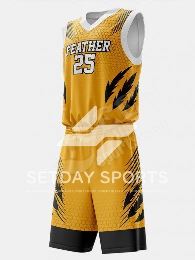 Customized Kid's Sublimated Basketball Jersey Set