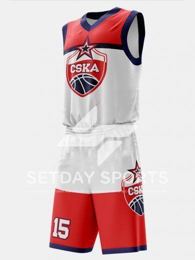 Customized Kid's Sublimated Basketball Jersey Set
