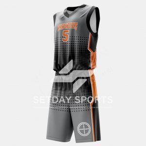 Customized Kid's Sublimated Basketball Jersey Set