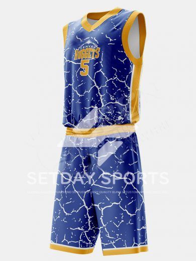 Customized Kid's Sublimated Basketball Jersey Set
