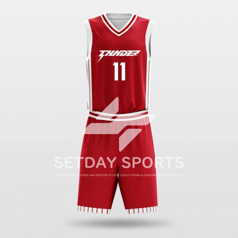 Customized Kid's Sublimated Basketball Jersey Set