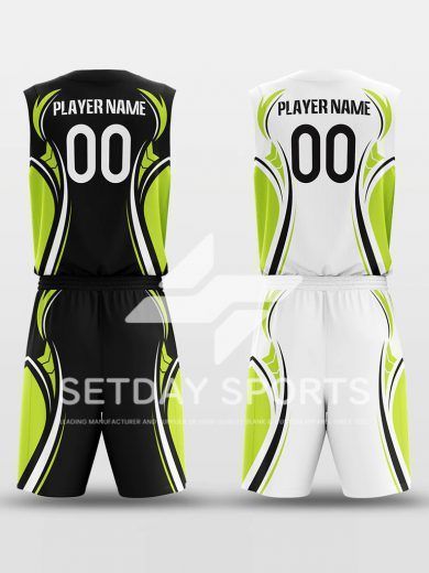 Customized Kid's Sublimated Basketball Jersey Set