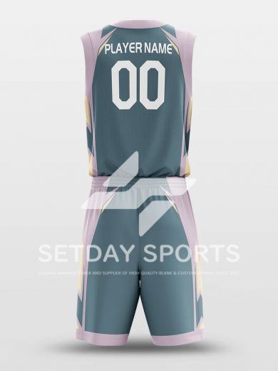 Customized Kid's Sublimated Basketball Jersey Set