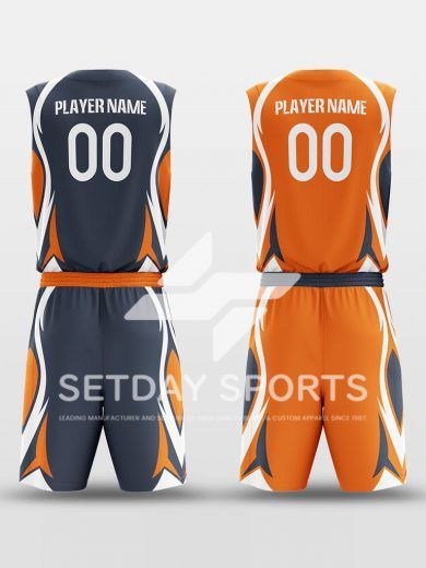 Customized Kid's Sublimated Basketball Jersey Set