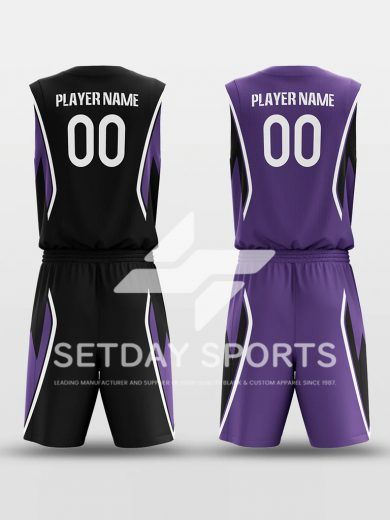 Customized Kid's Sublimated Basketball Jersey Set