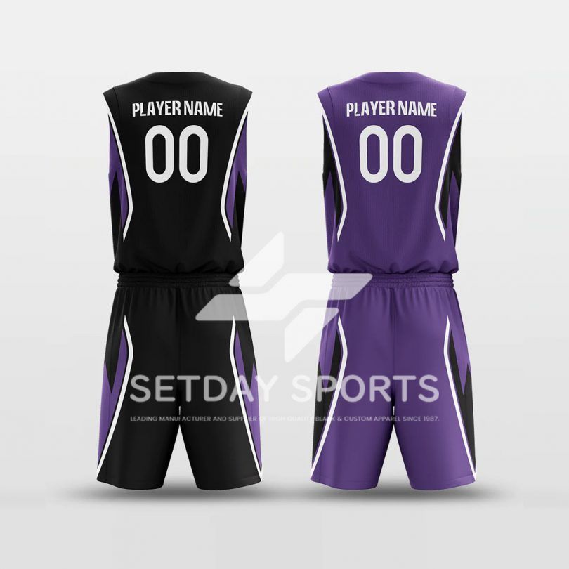 Customized Kid's Sublimated Basketball Jersey Set