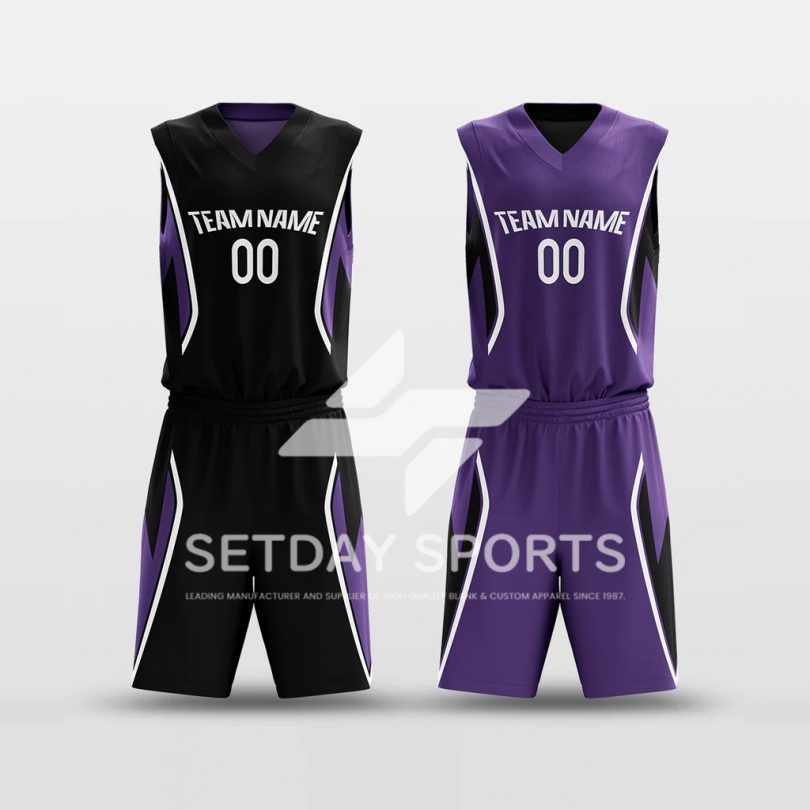 Customized Kid's Sublimated Basketball Jersey Set