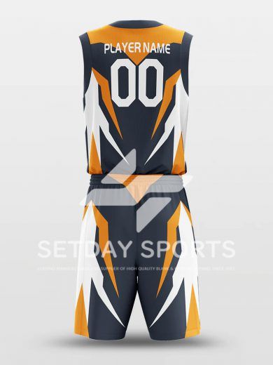 Customized Kid's Sublimated Basketball Jersey Set