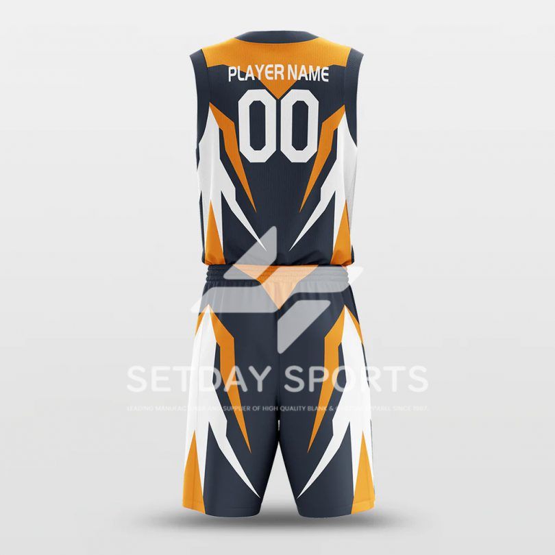 Customized Kid's Sublimated Basketball Jersey Set